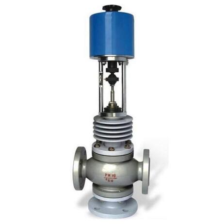 Motorized 3 way temperature control valve