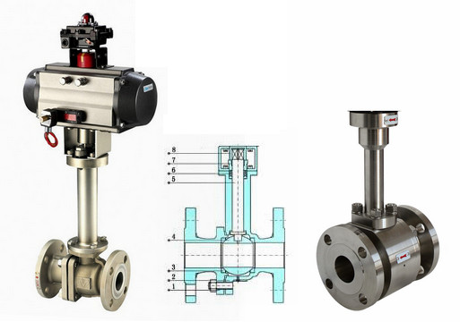 Pneumatic low temperature ball valve