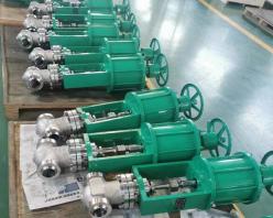 Pneumatic on off control valve