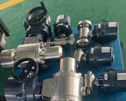 Electric high pressure ball valve