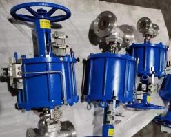 Pneumatic on off gate valve