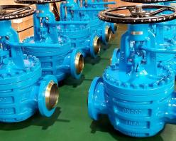 Manual lift plug valve