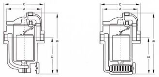 CS15H Threaded Inverted Bucket Steam Trap